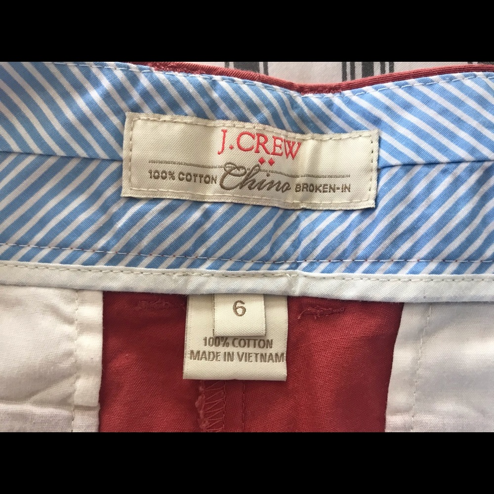 JCrew Chino Shorts - Size 6